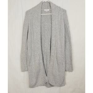 Community black and white open front oversized cardigan Size XS Cozycore Preppy